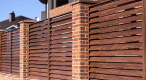 Забор-жалюзи металлический под дерево ECOSTEEL-0.5